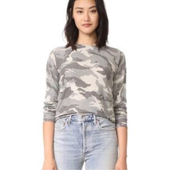 Zadig & Voltaire Crisp Camo Cashmere sweater sz M NWOT - Picture 3 of 8